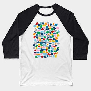 British Mosaic Multi Baseball T-Shirt